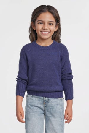 gebreide trui blauw