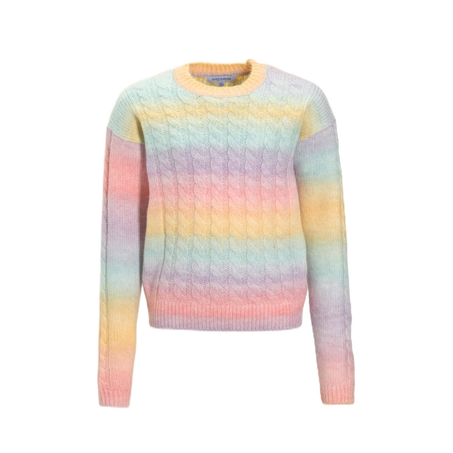 Anytime kabelgebreide trui ombre