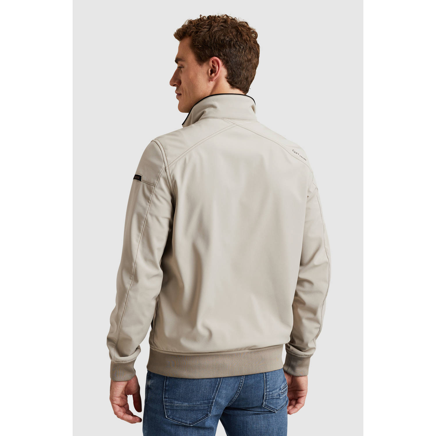 Cast Iron softshell jas beige