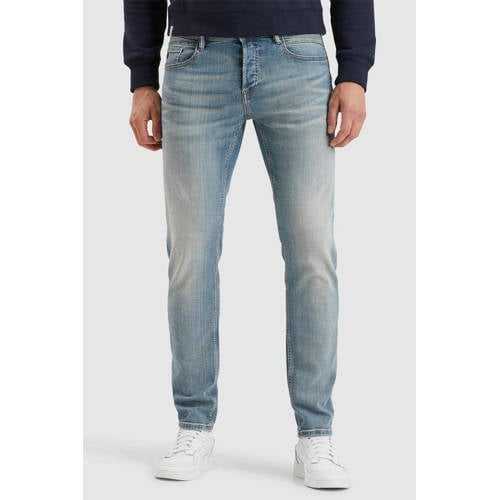 Cast Iron SHIFTBACK tapered jeans desert sand finish afbeelding