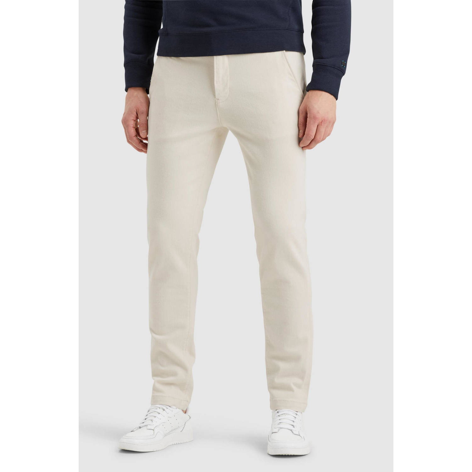 Cast Iron tapered chino ecru