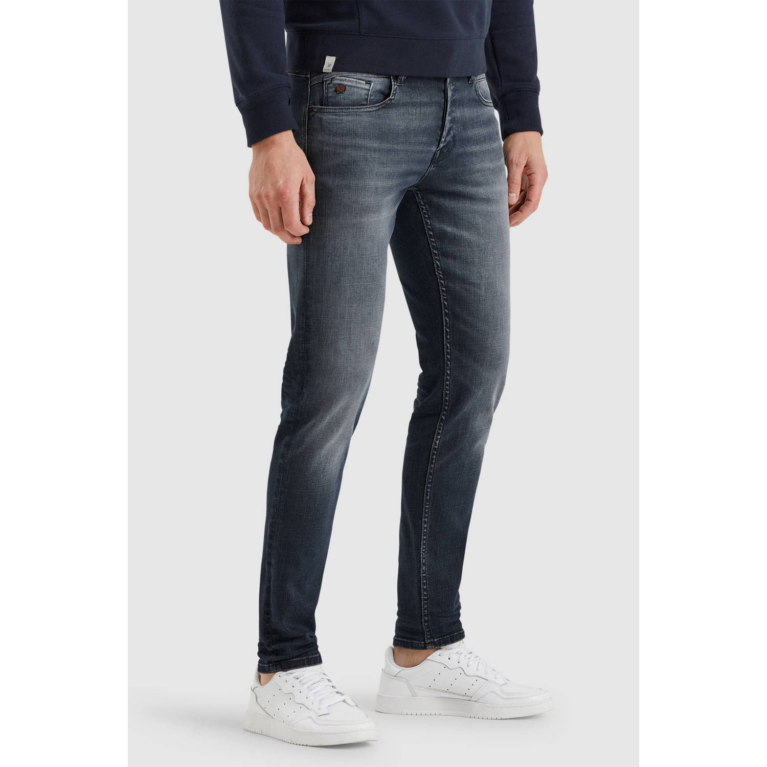 Cast Iron SHIFTBACK tapered jeans modern deep slate
