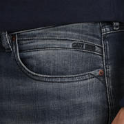 thumbnail: Cast Iron SHIFTBACK tapered jeans modern deep slate
