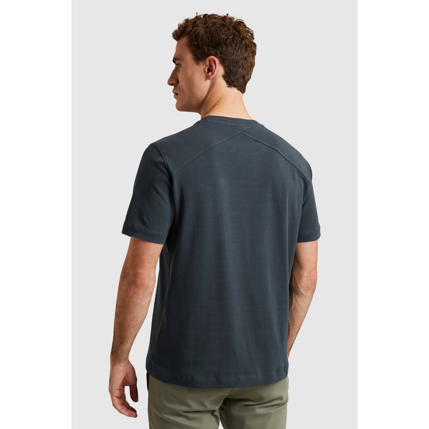 Cast Iron T-shirt donkerblauw