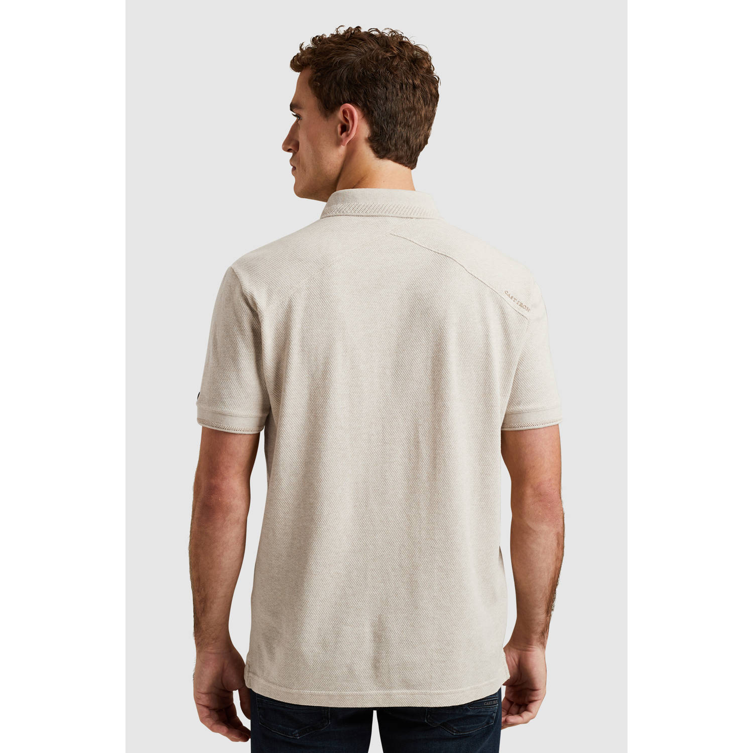 Cast Iron regular polo ecru