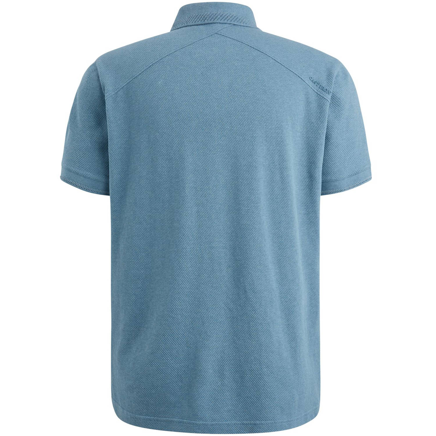 Cast Iron regular polo blauw