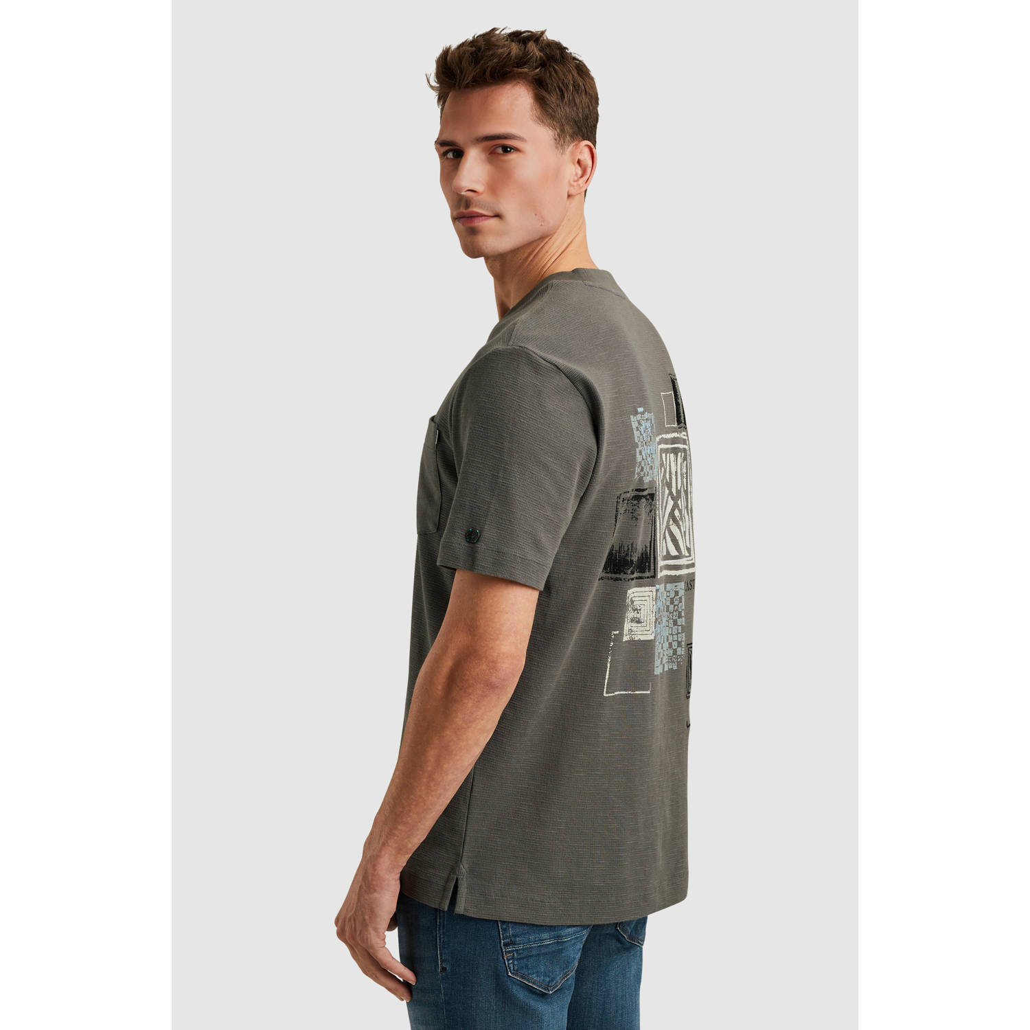 Cast Iron T-shirt grijs