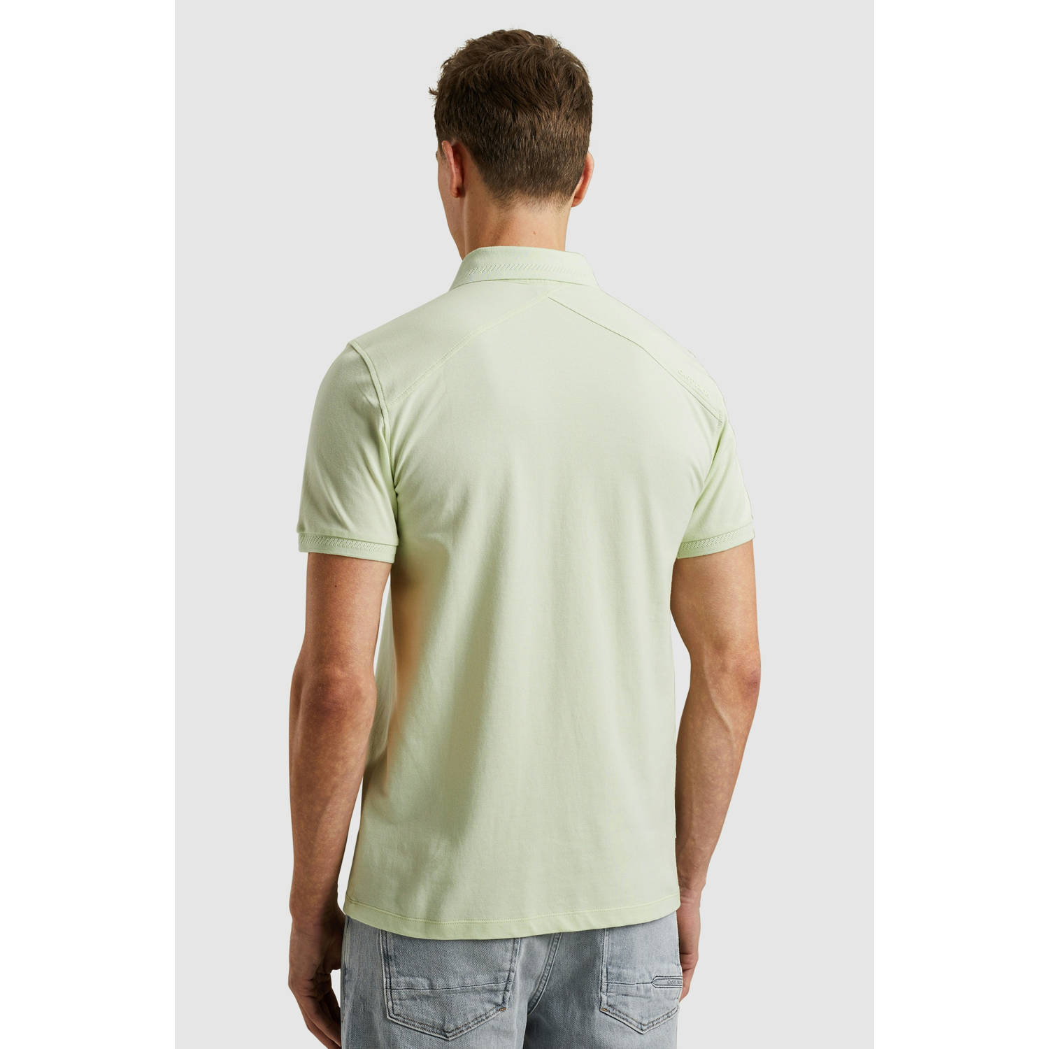 Cast Iron regular polo lichtgroen