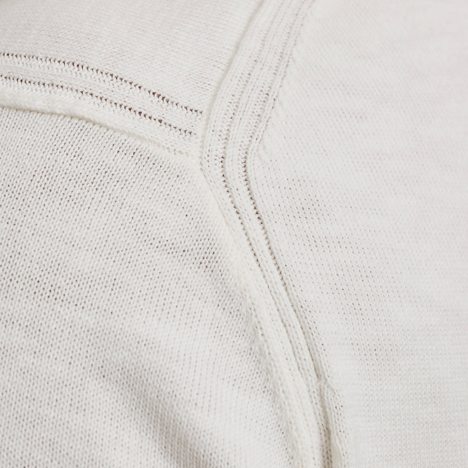 Cast Iron T-shirt gebreid wit