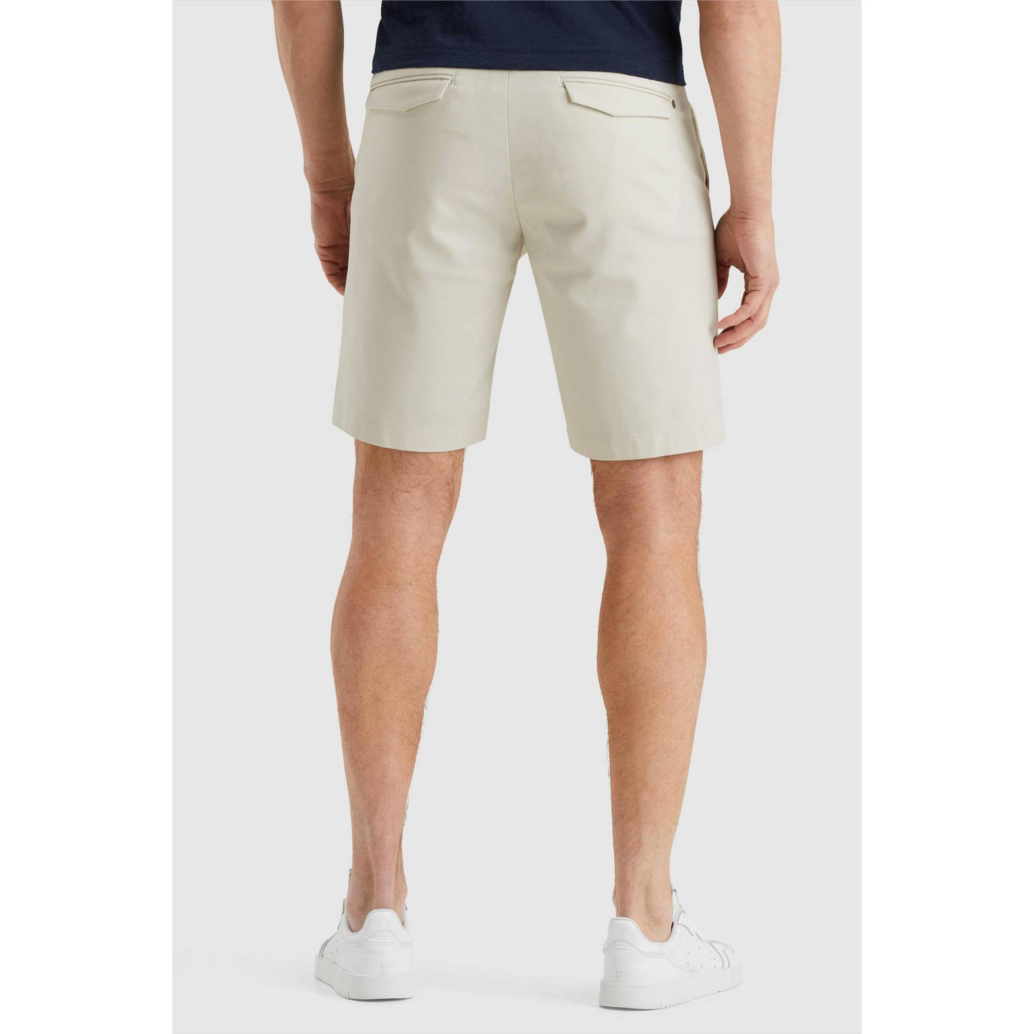 Cast Iron slim chino short ecru