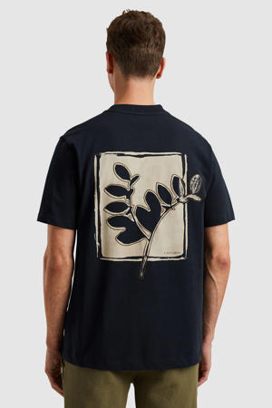 T-shirt donkerblauw