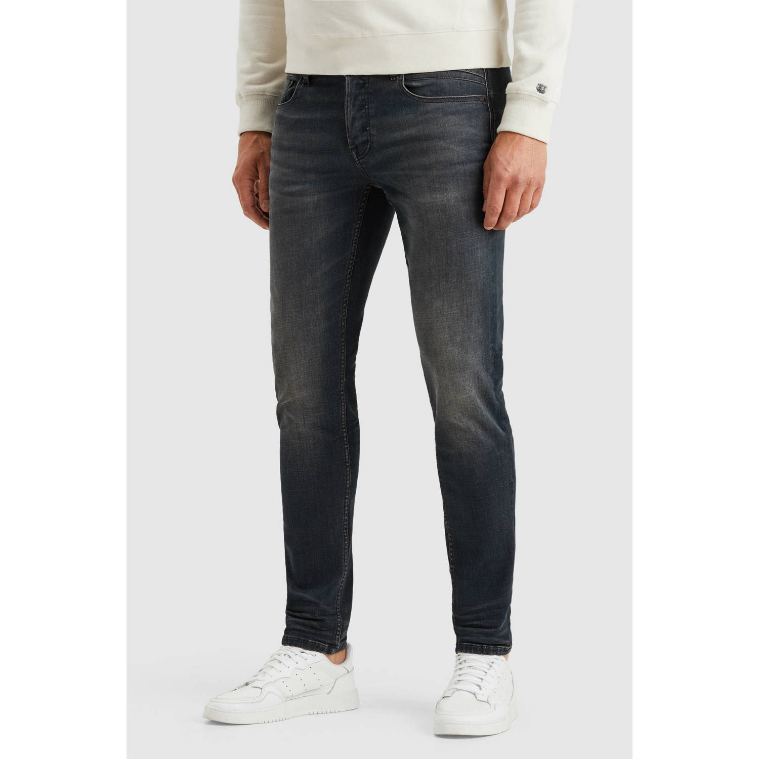 Cast Iron SHIFTBACK tapered jeans shadow used dark