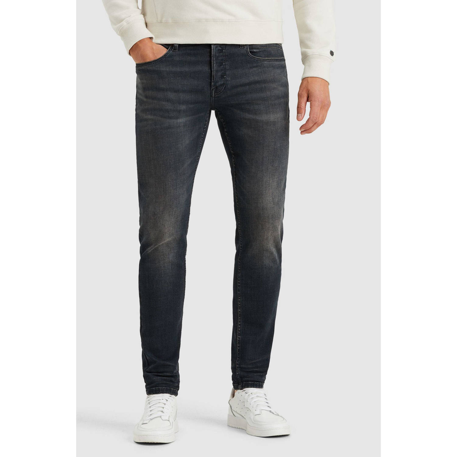 Cast Iron SHIFTBACK tapered jeans shadow used dark