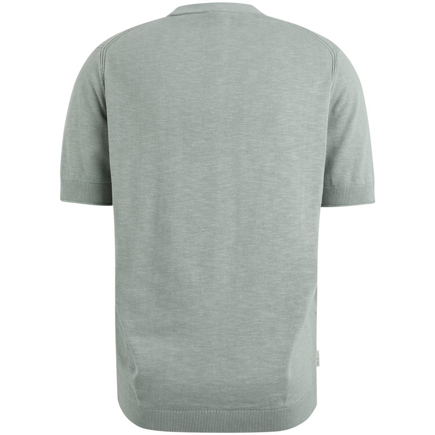 Cast Iron T-shirt gebreid blauw