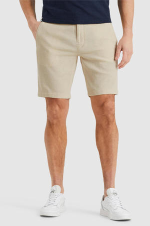 linnen regular chino short ecru