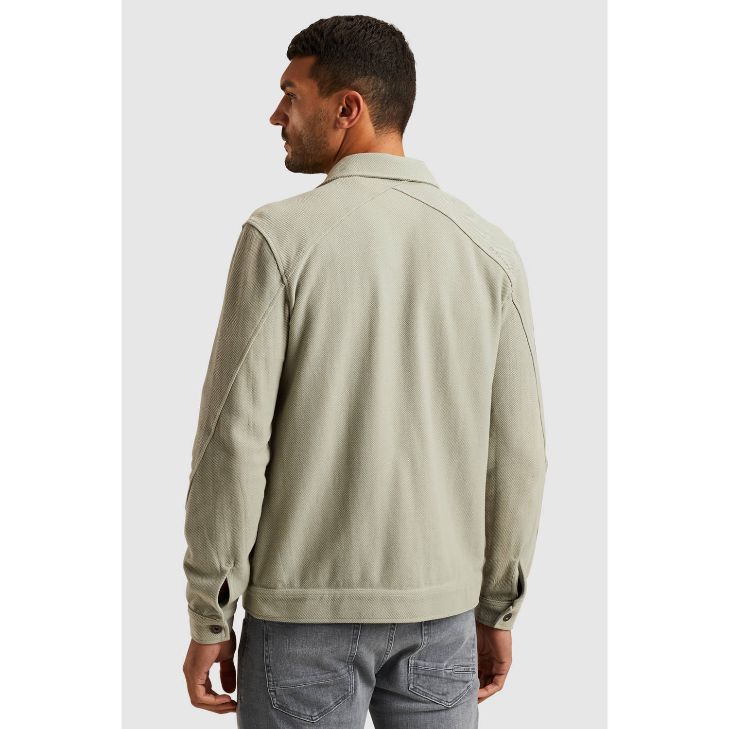 Cast Iron overshirt groen