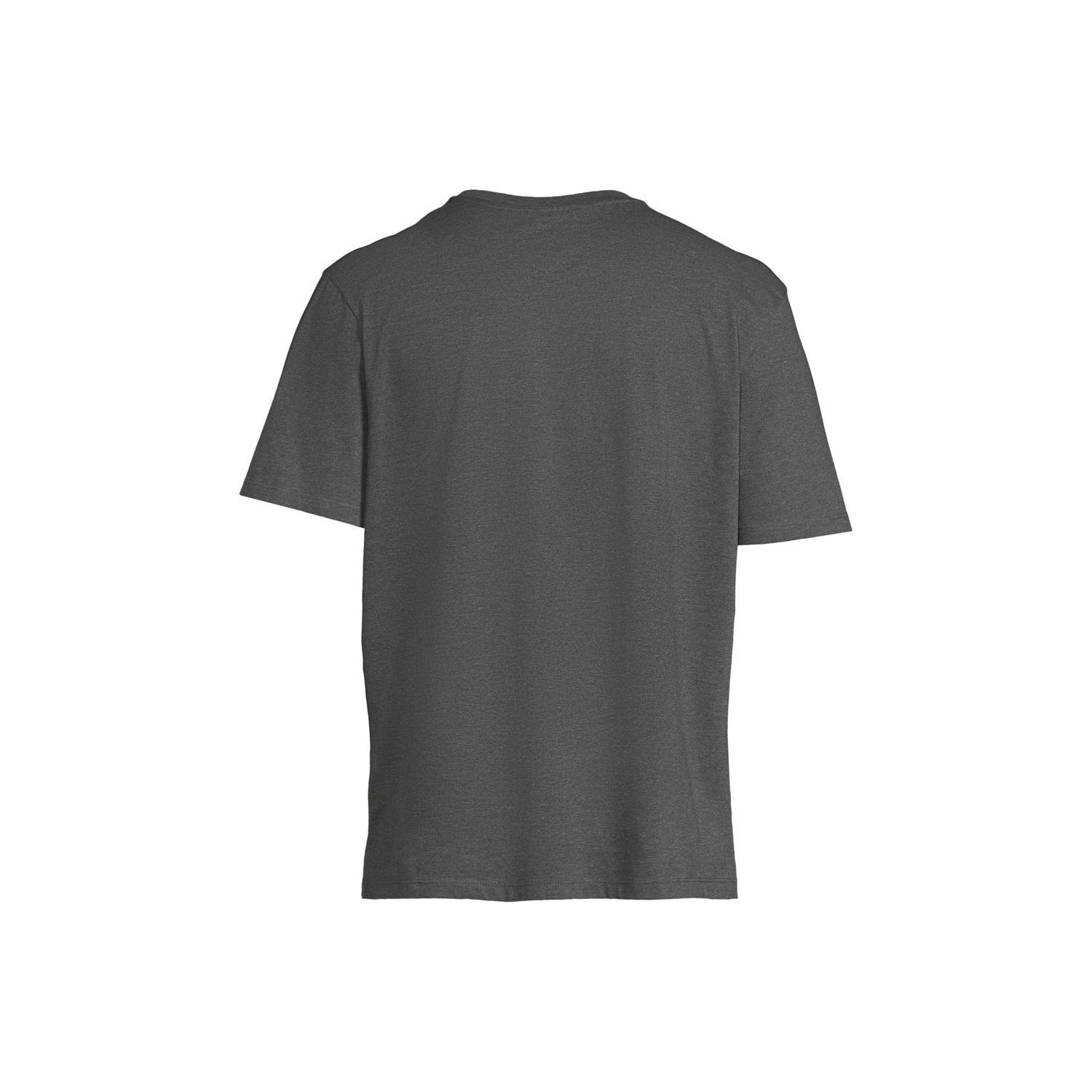 anytime T-shirt donkergrijs melange