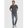 Anytime regular T-shirt grijs melange