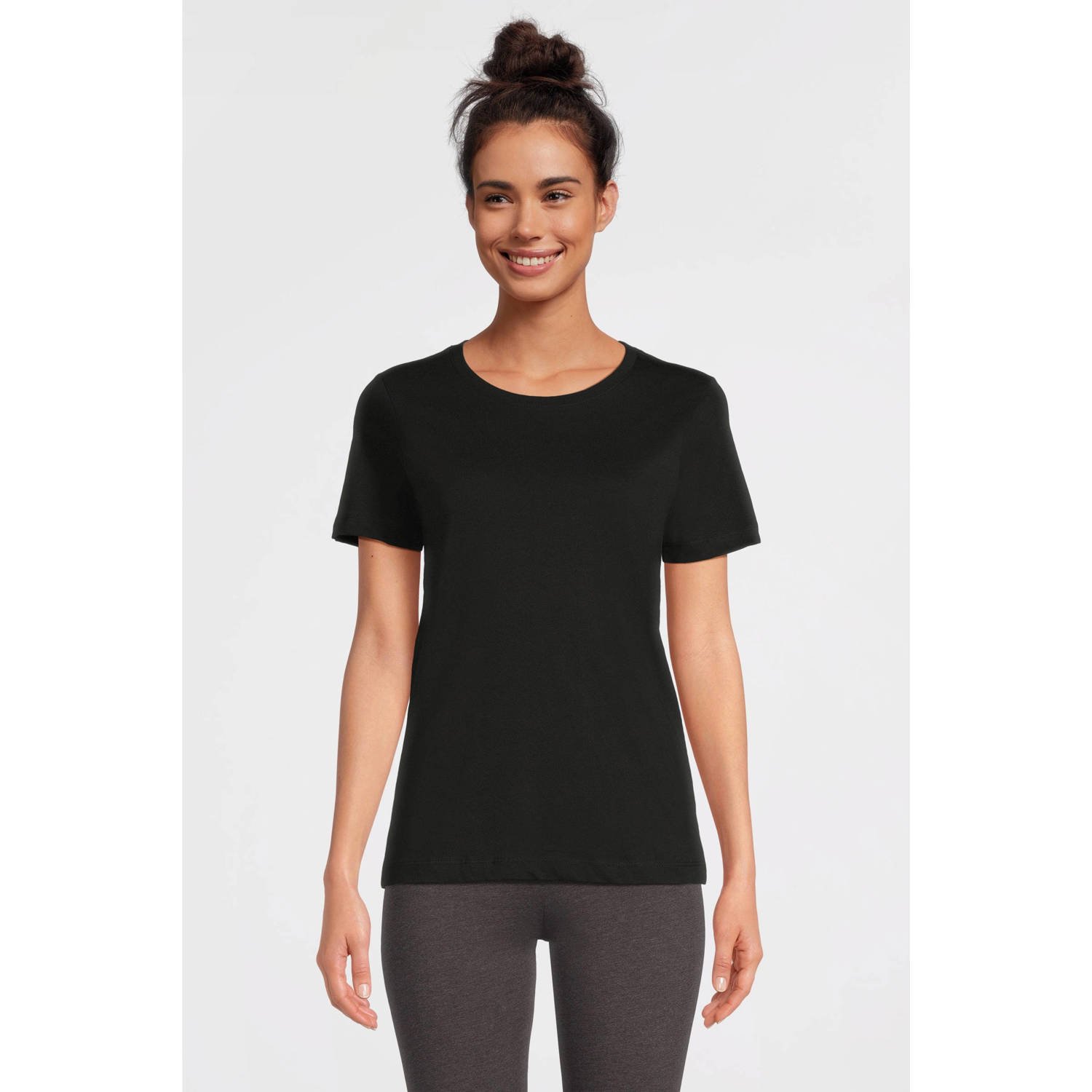 Anytime T-shirt zwart