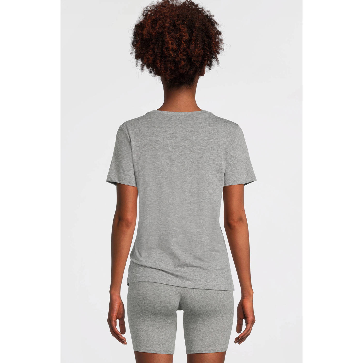 anytime T-shirt grijs melange