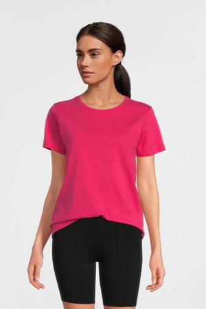 T-shirt roze melange