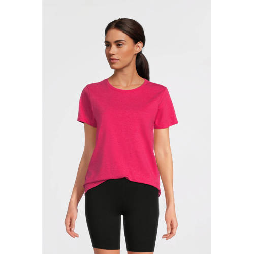 anytime T-shirt roze melange afbeelding