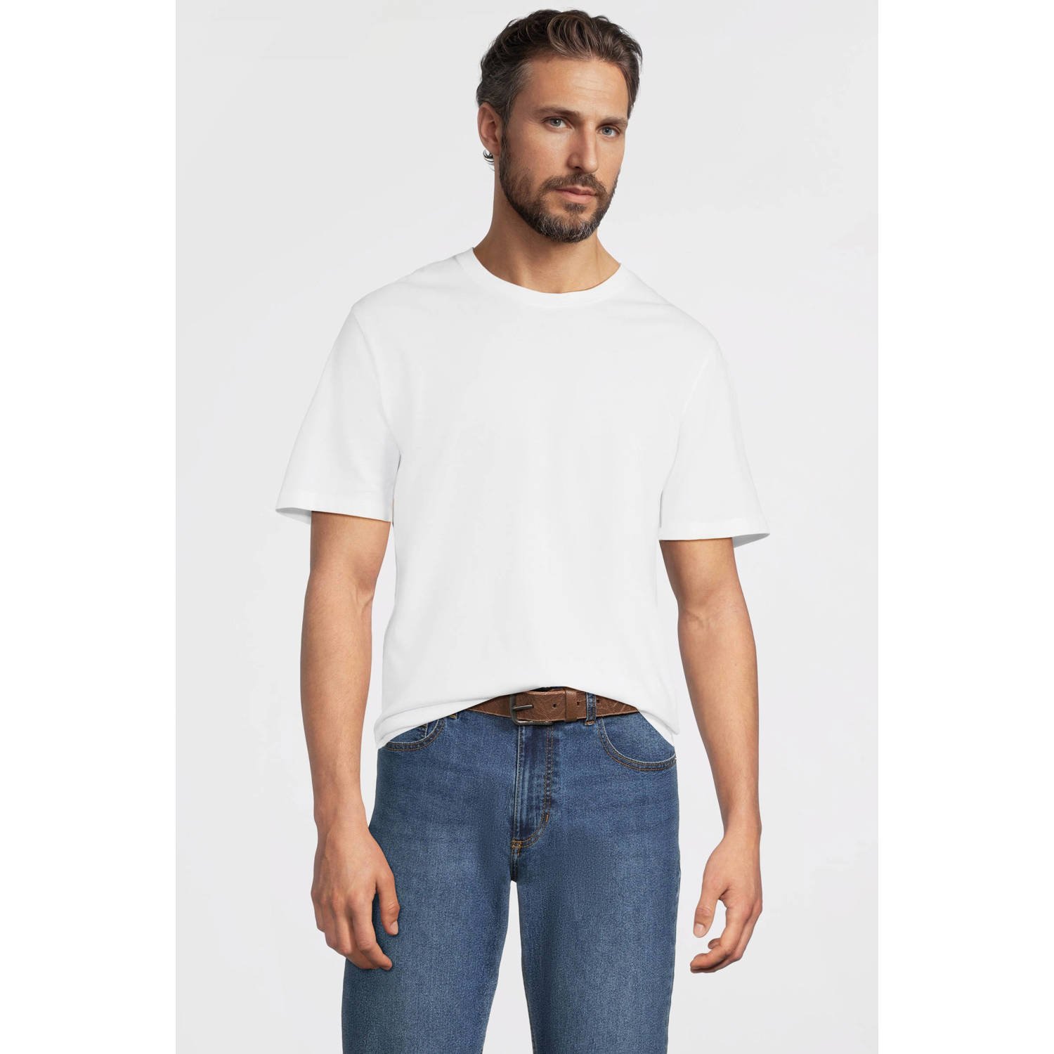 Anytime T-shirt set van 2 wit