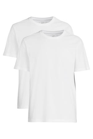 T-shirt - set van 2 wit