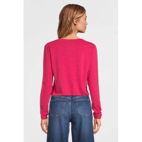 anytime lomgsleeve roze melange afbeelding