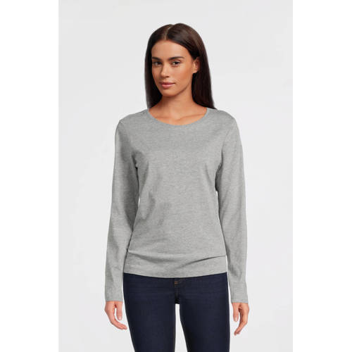 anytime longsleeve grijs melange afbeelding