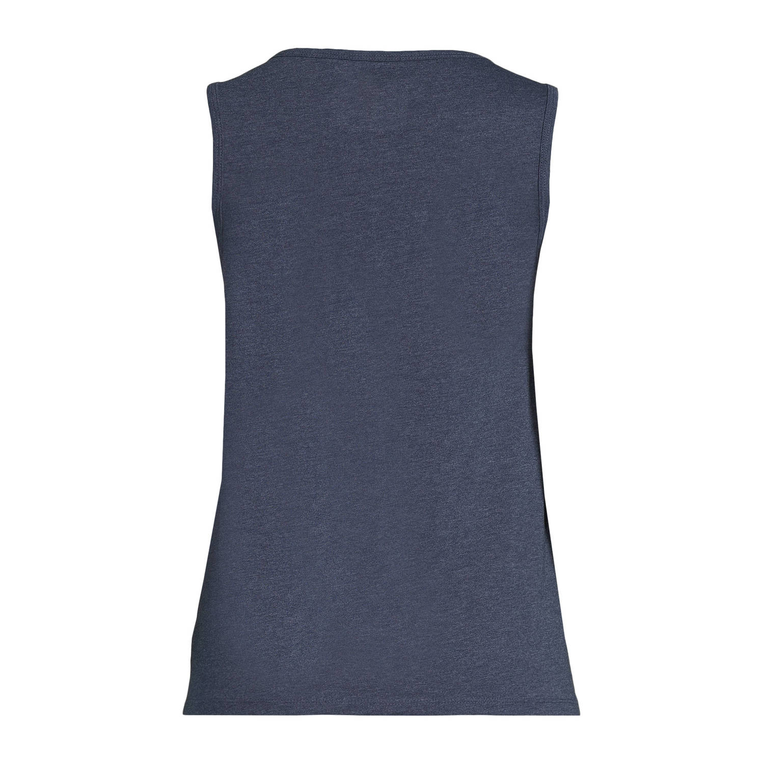 anytime hemd donkerblauw melange