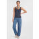 Anytime hemd donkerblauw melange