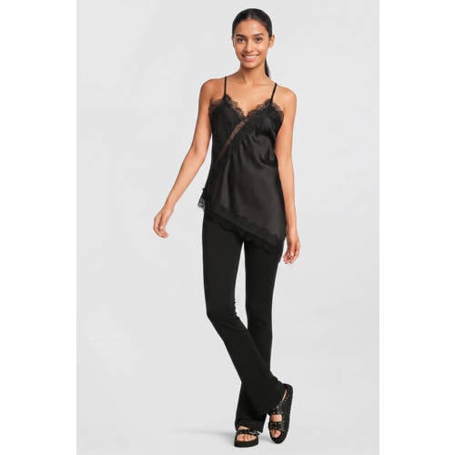 anytime flared legging zwart afbeelding