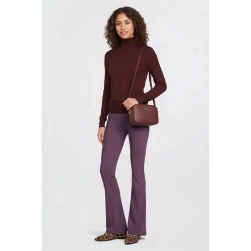 anytime flare legging paars melange afbeelding