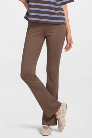 flared legging bruin melange