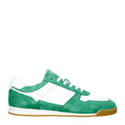 thumbnail: Groen en witte heren Cycleur de Luxe Pivot leren sneakers met veters