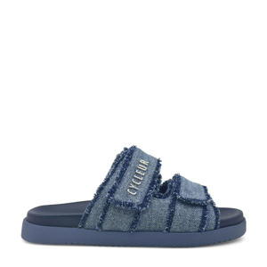 Azalea  denim slippers blauw