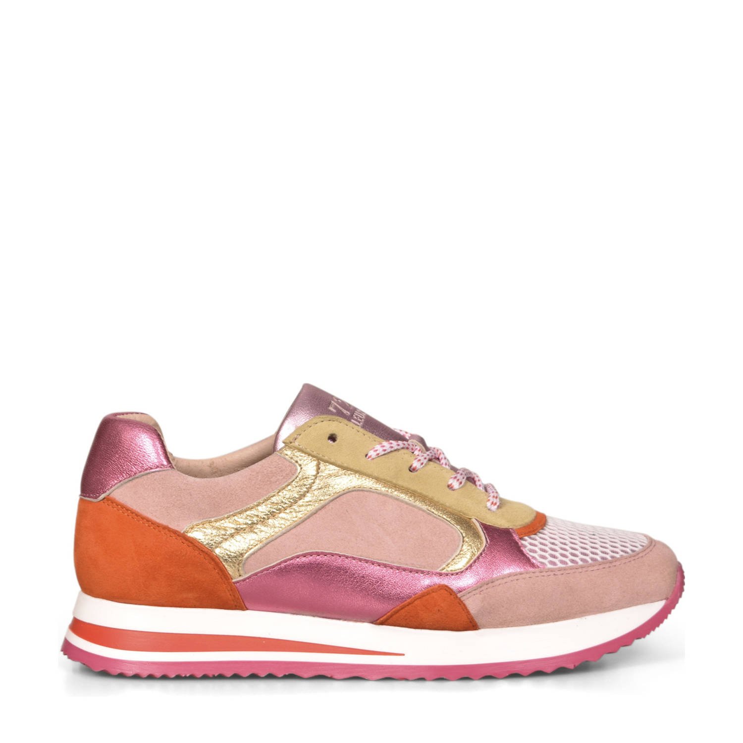 Cycleur de Luxe Daly leren sneakers roze oranje