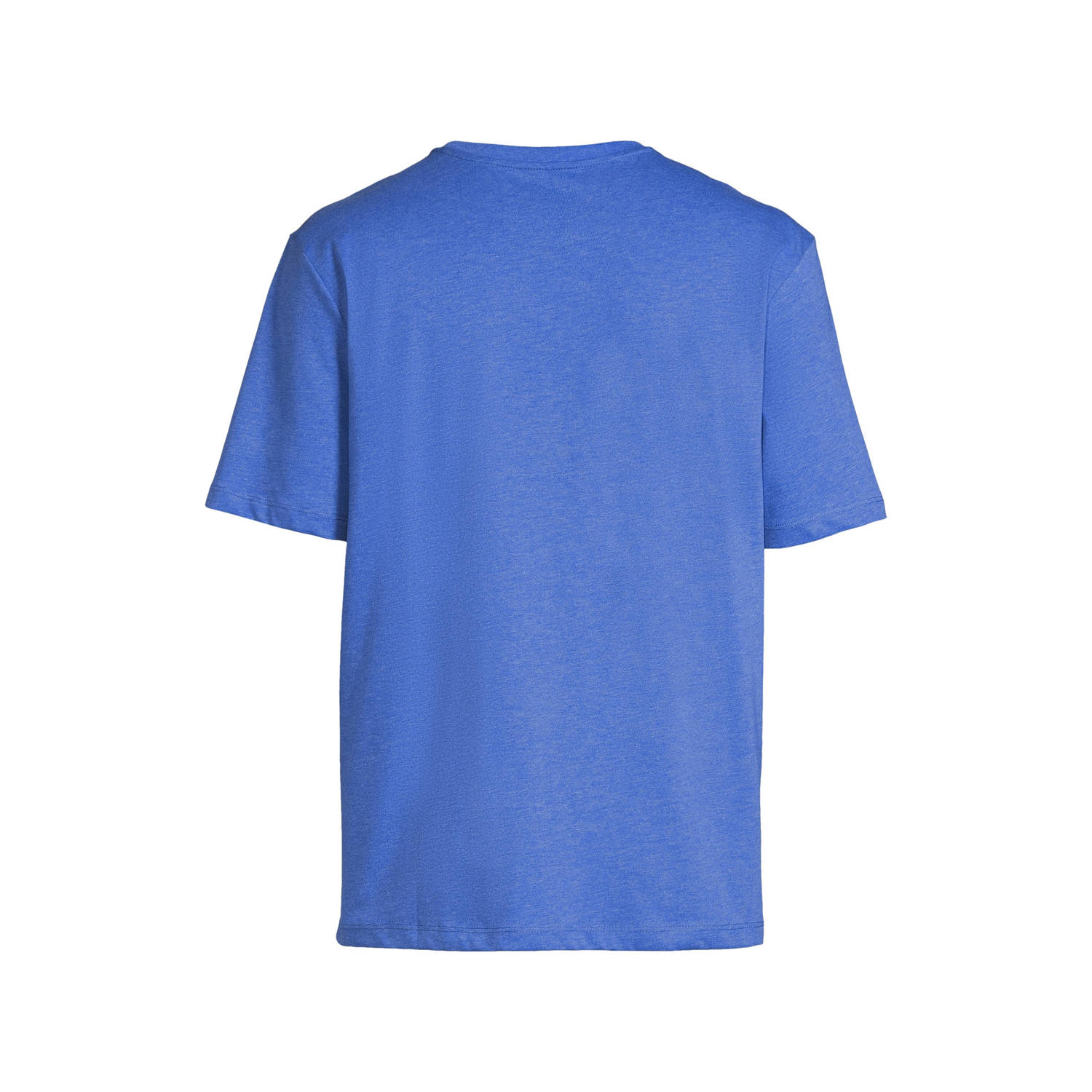 anytime T-shirt blauw melange