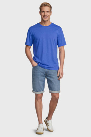 regular T-shirt blauw