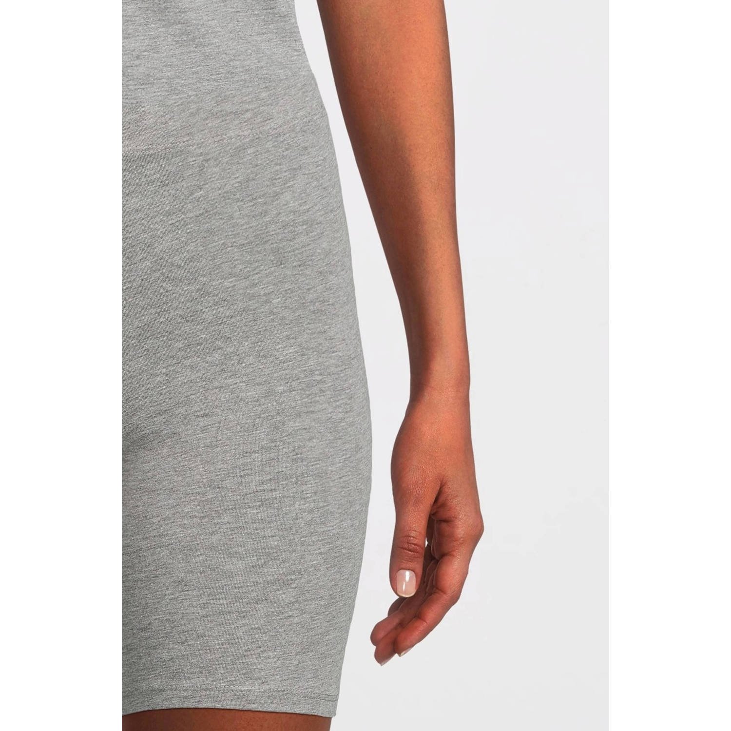 anytime cycling short grijs melange