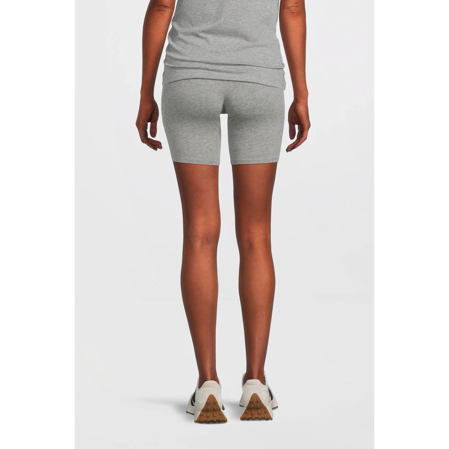 anytime cycling short grijs melange