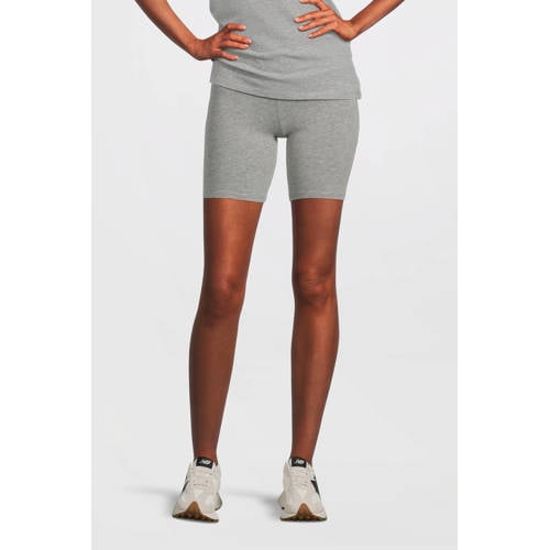 anytime cycling short grijs melange afbeelding