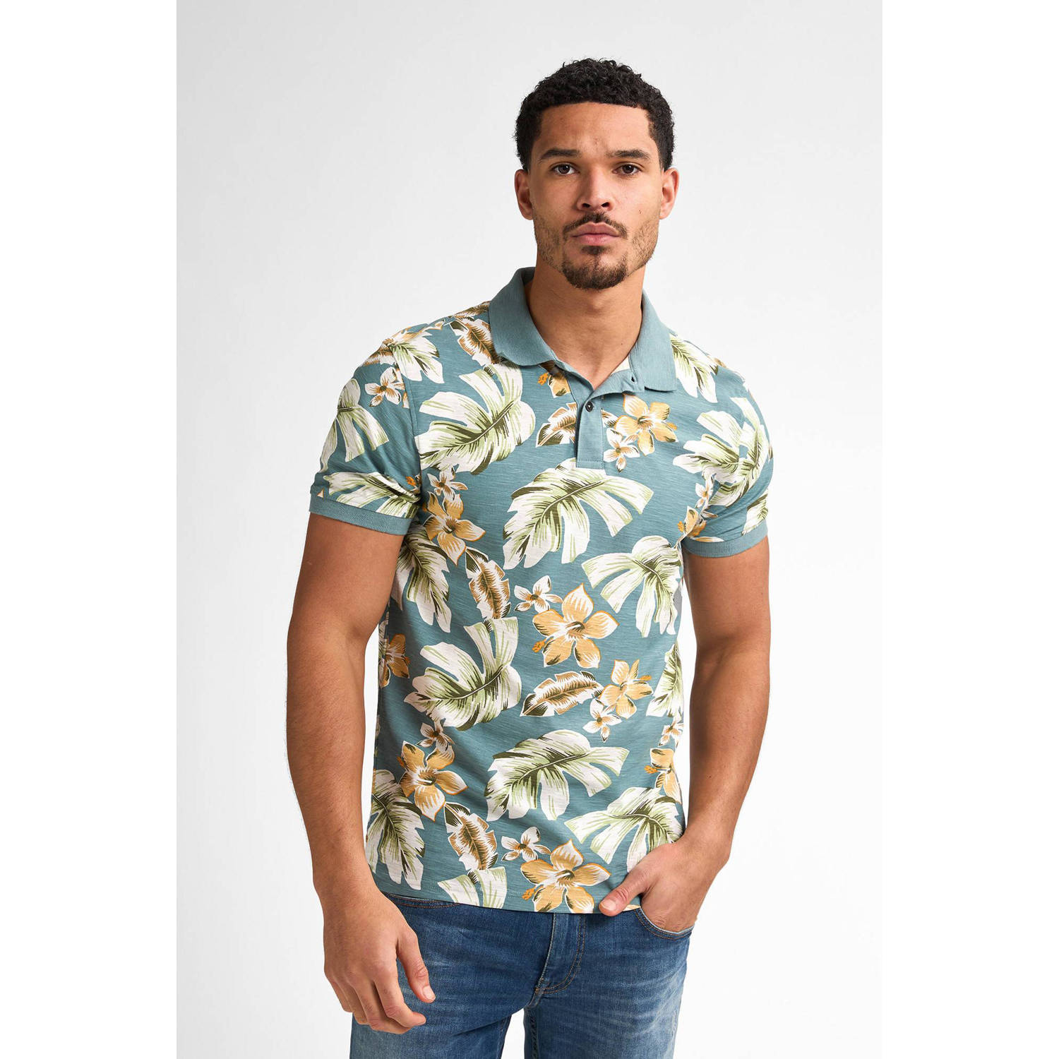 Petrol Industries T-shirt Polo Blueview Blauw