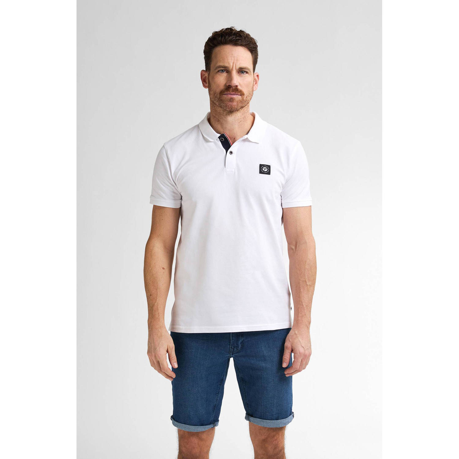 Petrol Industries regular polo wit