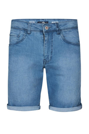 denim tapered short blauw