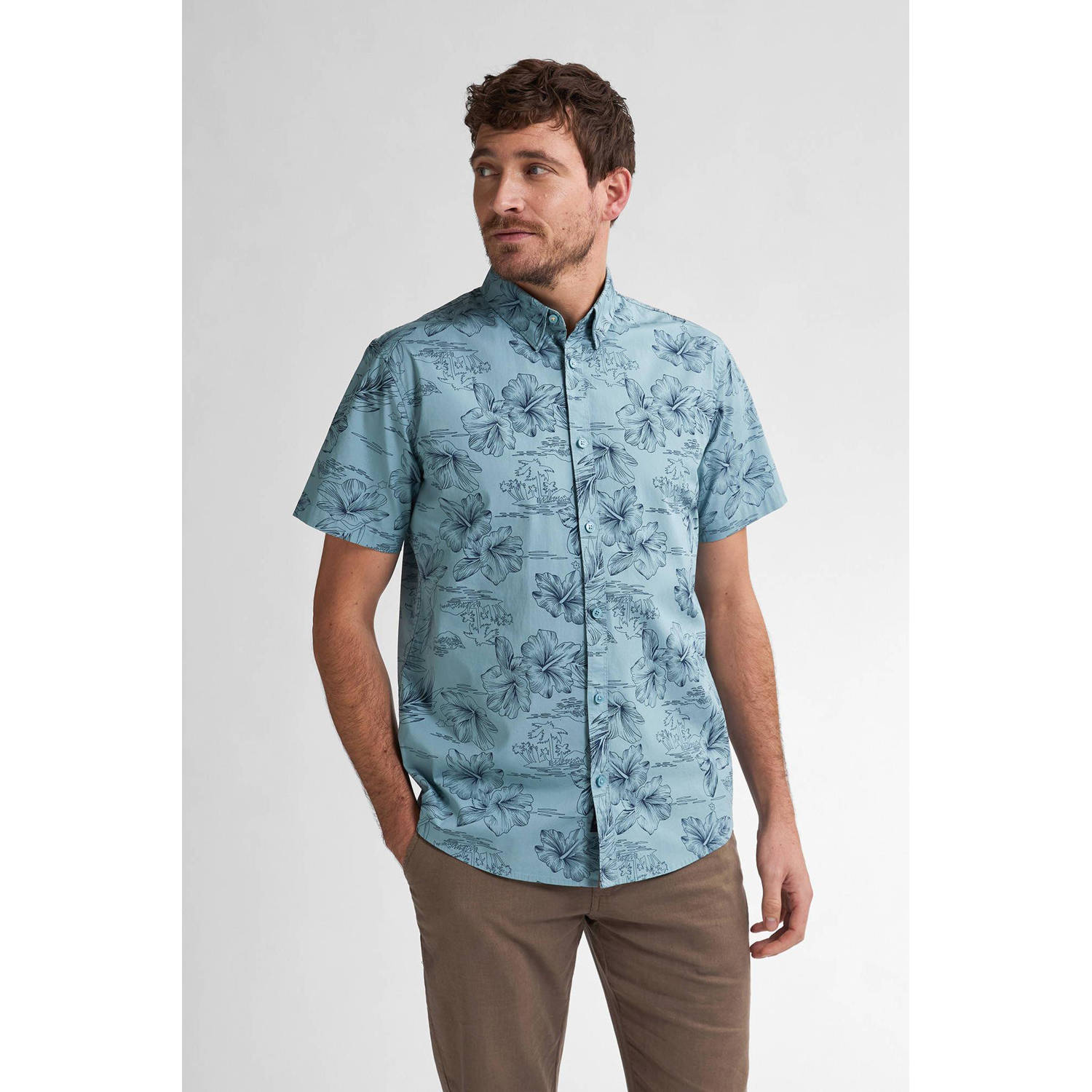 Petrol Industries Shirt met korte mouwen met print all-over