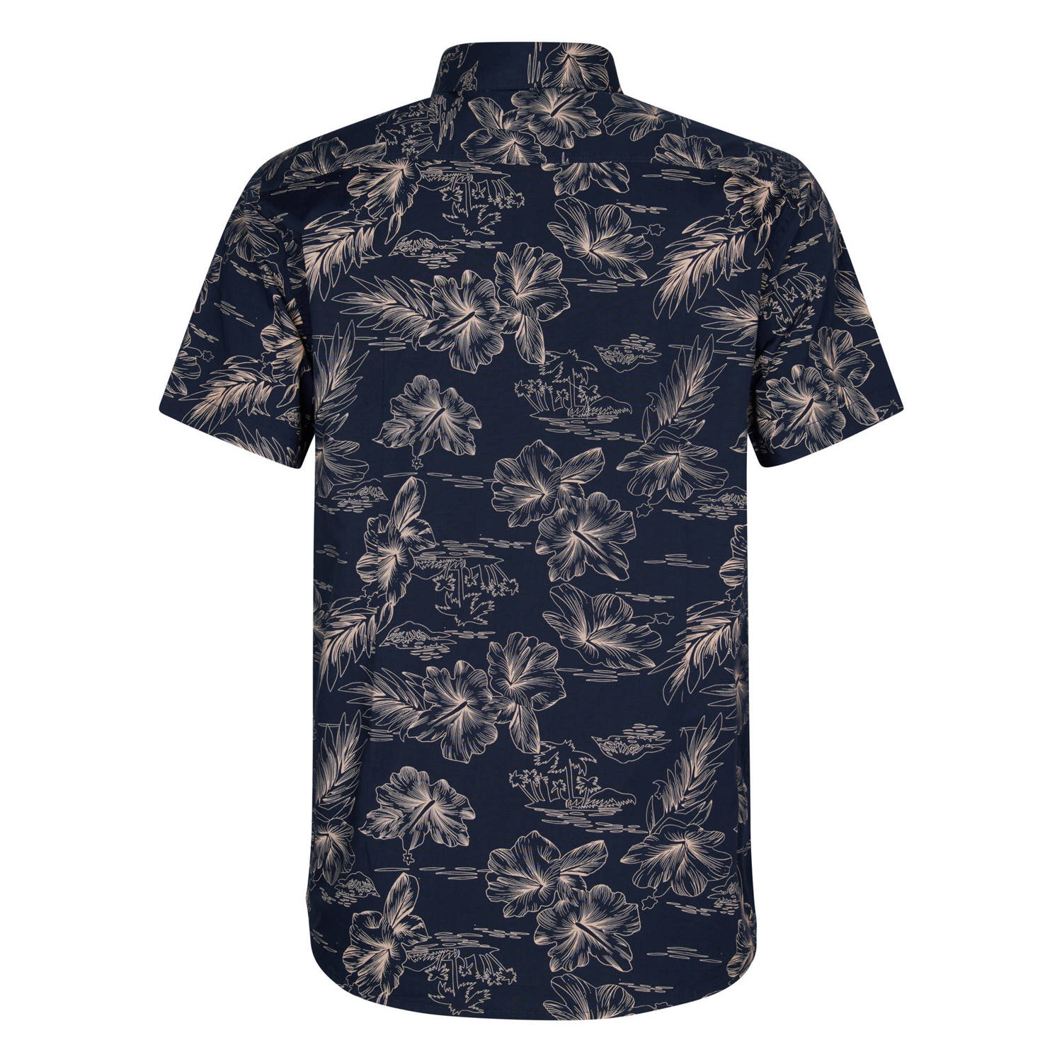 Petrol Industries casual overhemd blauw