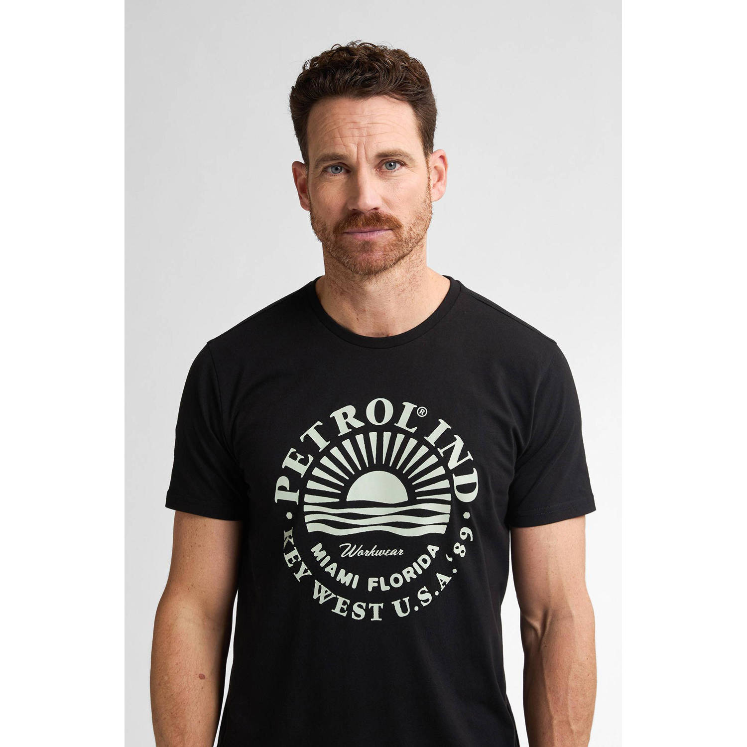Petrol Industries T-shirt zwart