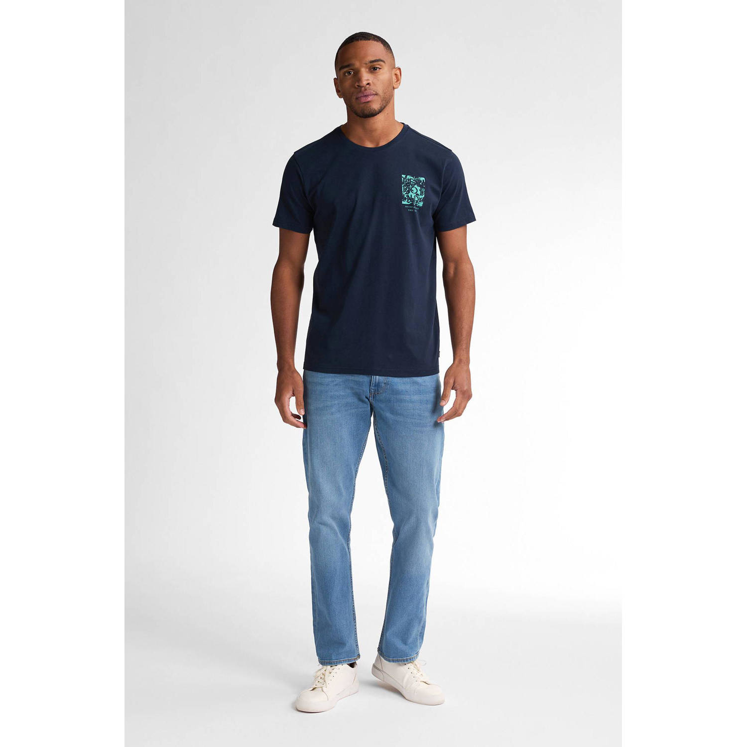 Petrol Industries T-shirt donkerblauw